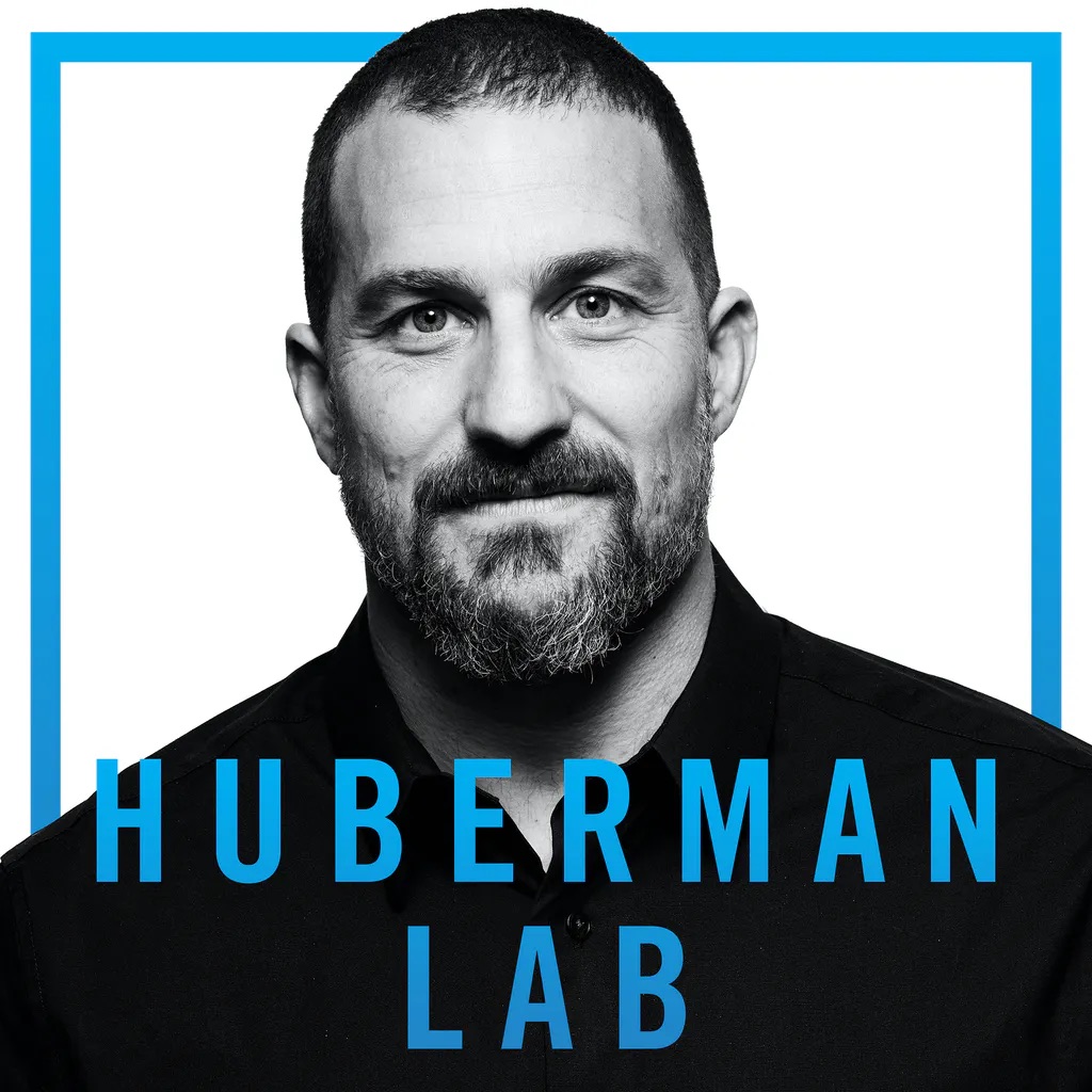 Huberman Lab podcast thumbnail logo featuring Andrew Huberman