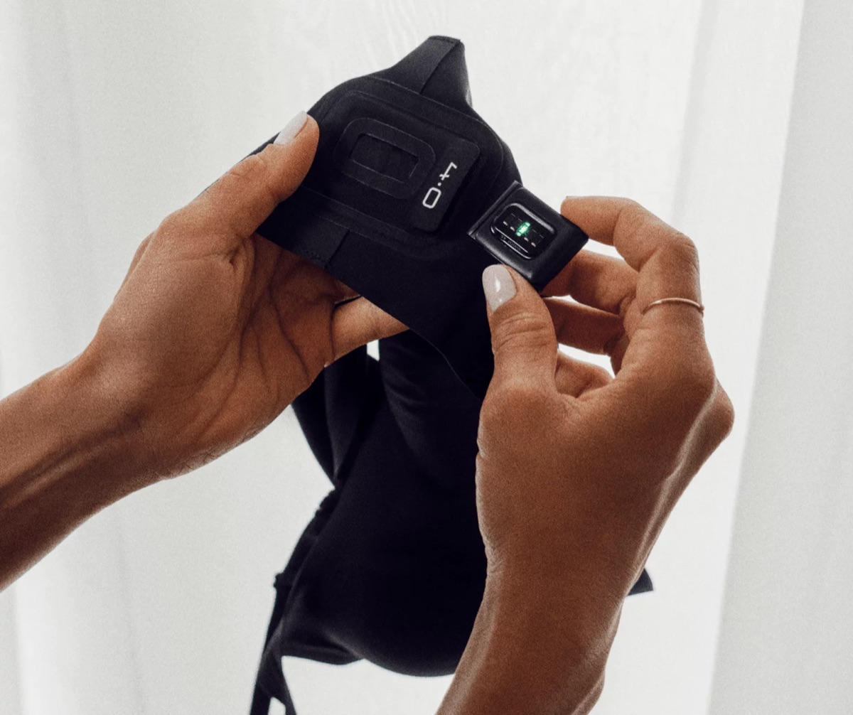 WHOOP 4.0 band worn on wrist during daily use showing comfortable low-profile design